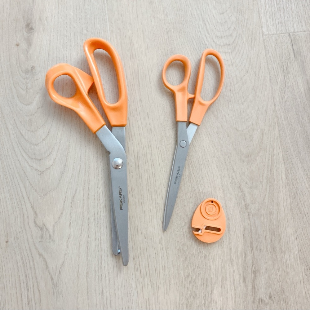 Fiskars Sewing Scissors Set and Sharpener